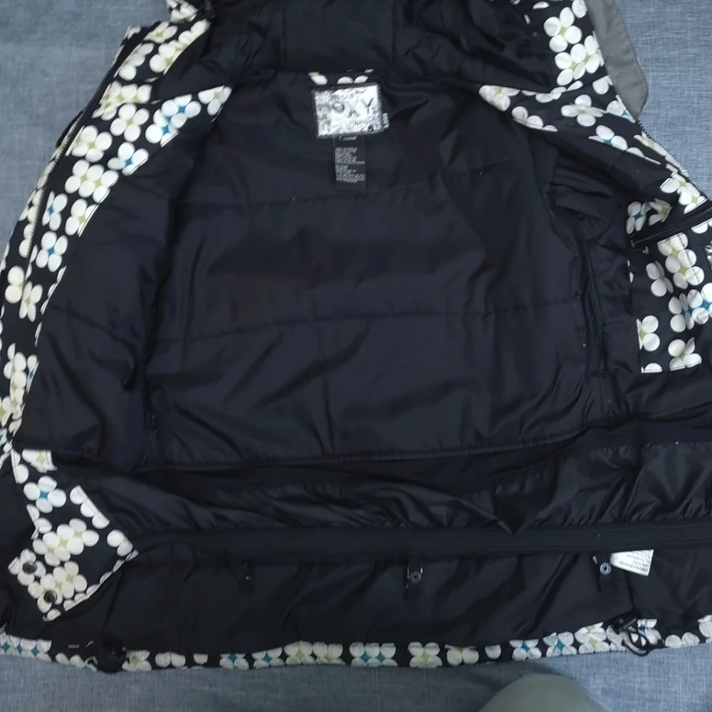 ROXY SNOWBOARD JACKET 5000 Line Snowboarding Utility Jacket Size XS Multi Color